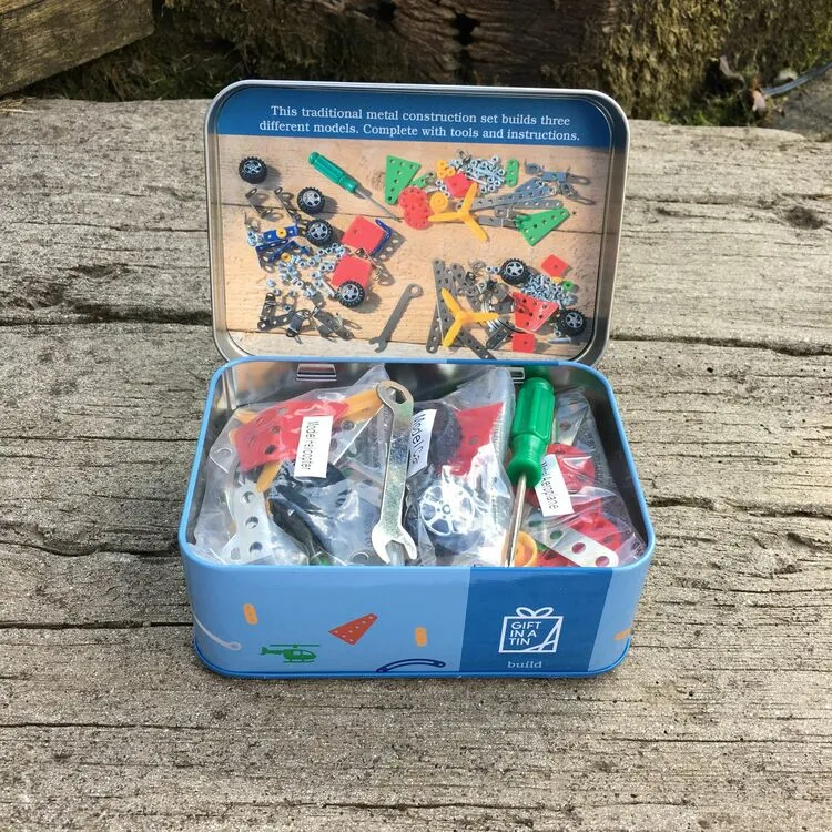 Apples To Pears Gift In A Tin Mini Mechanic Construction Set