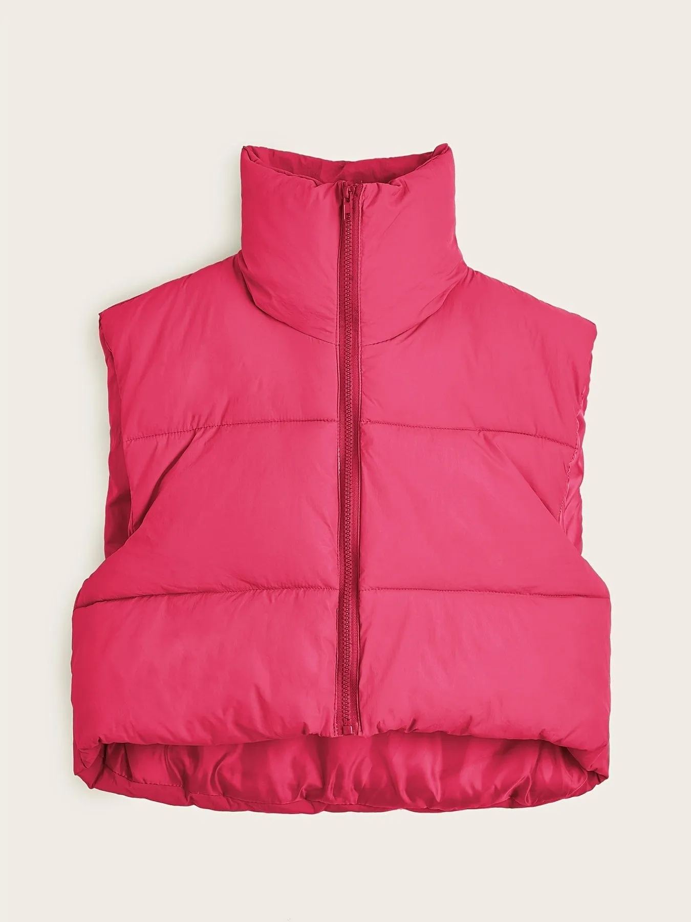 Black Quilted Vest