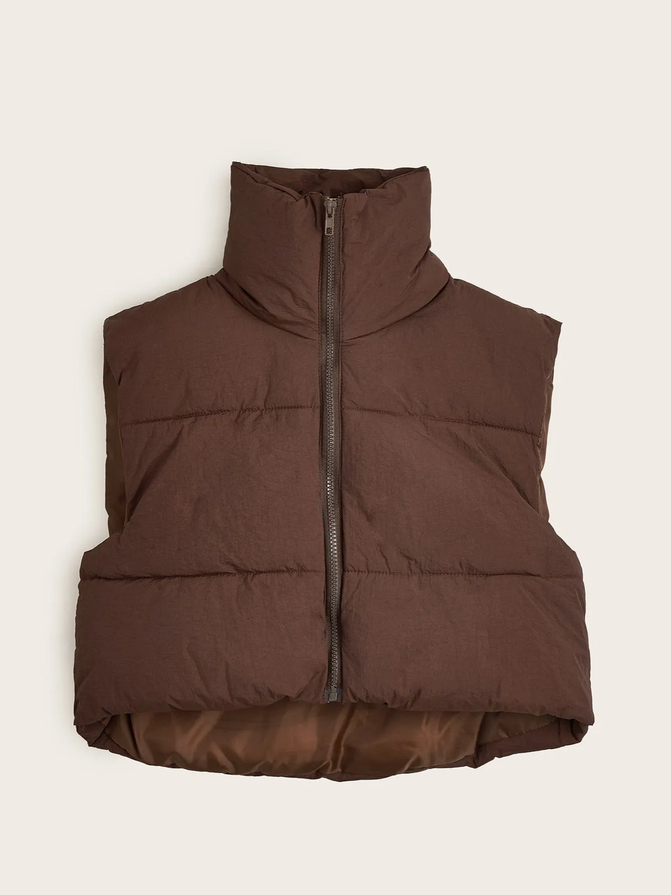 Black Quilted Vest