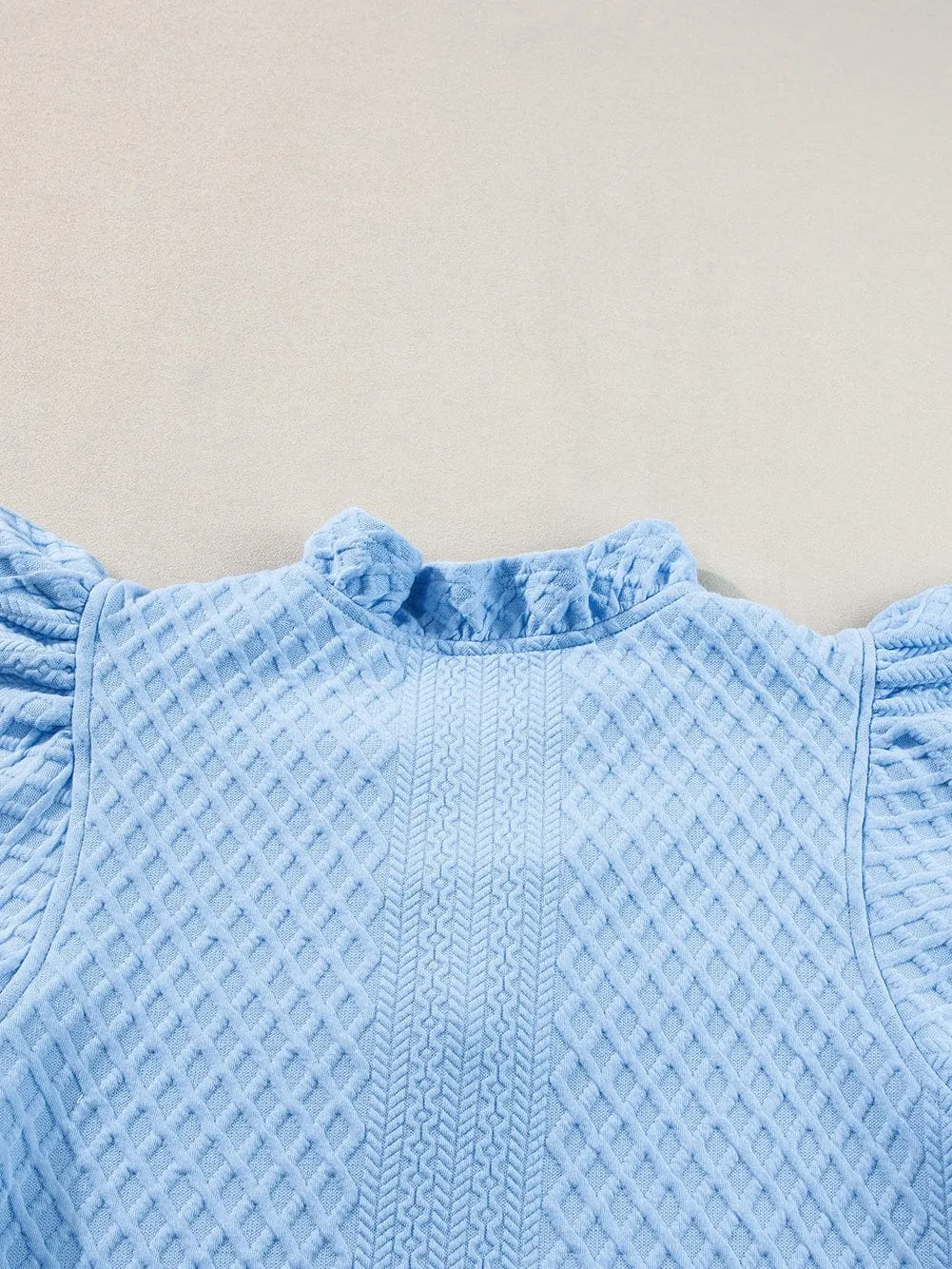 Blue Mini Dress with Pockets