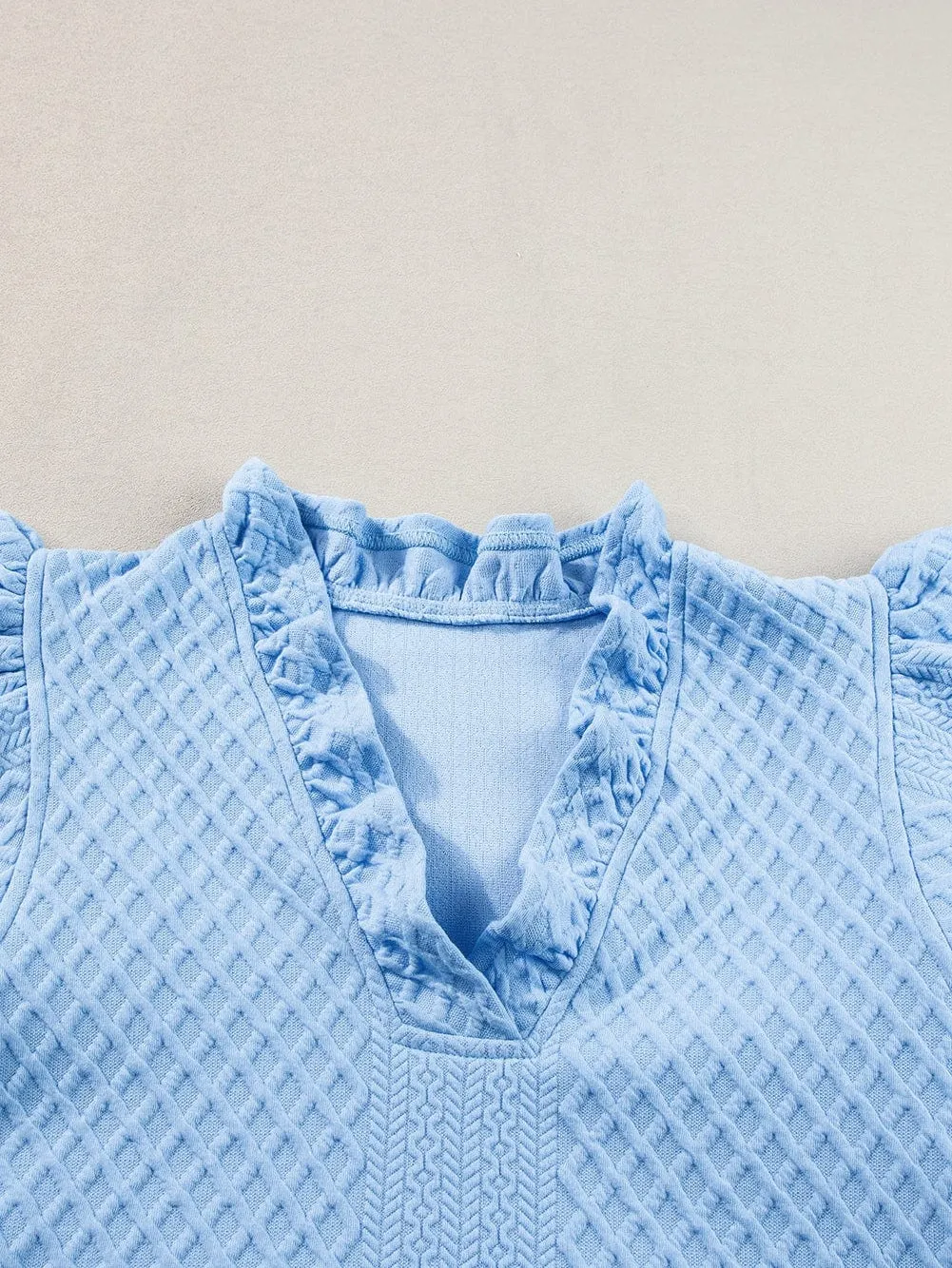 Blue Mini Dress with Pockets
