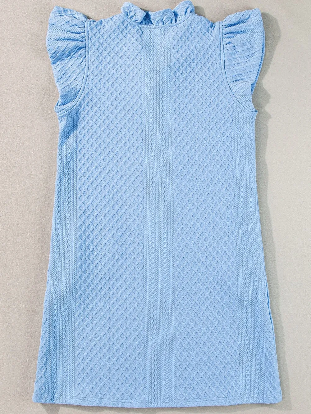 Blue Mini Dress with Pockets