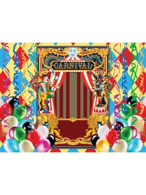 Carnival Extravaganza Cake Smash Party Backdrop