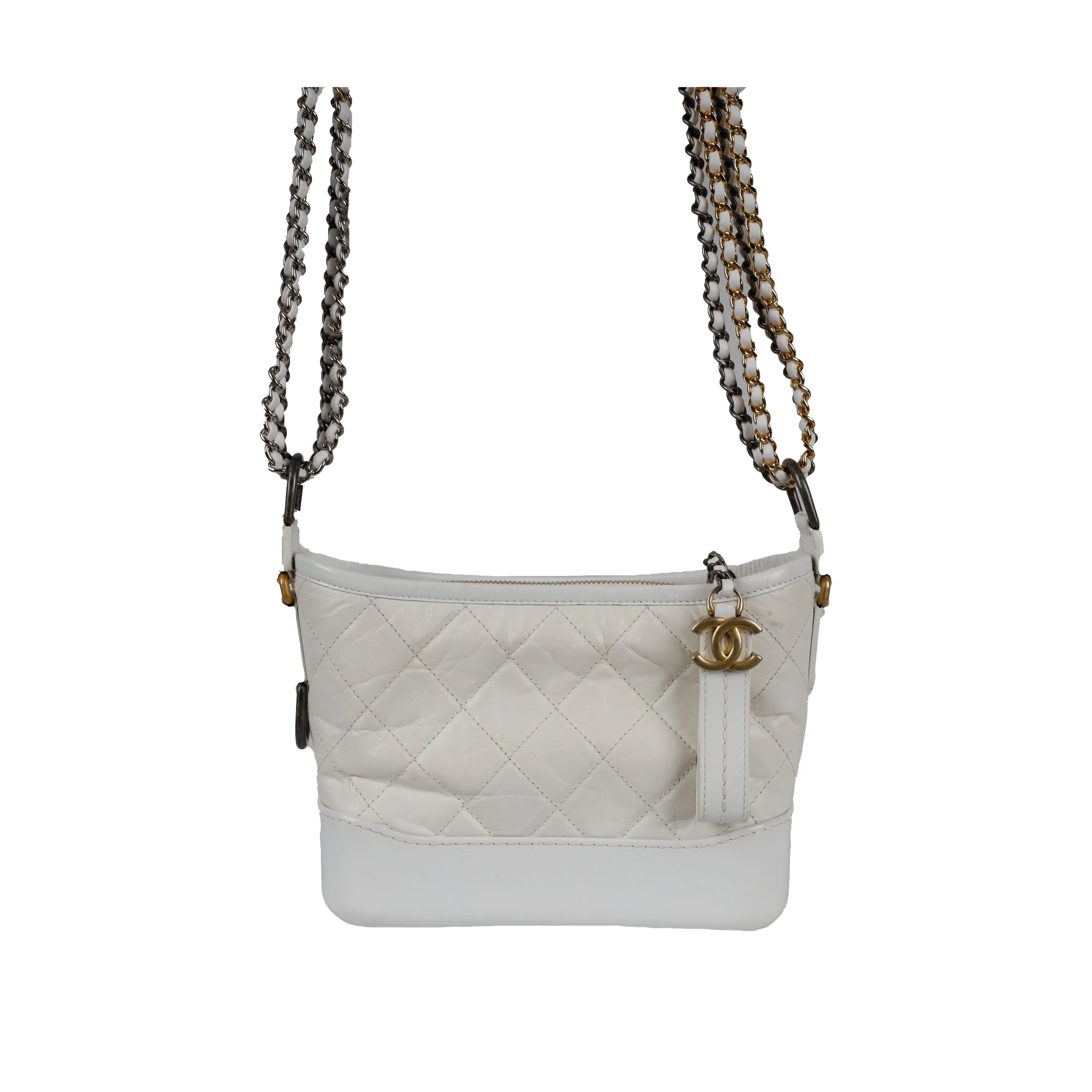 CHANEL Chanel Quilted Leather Gabrielle Hobo Bag