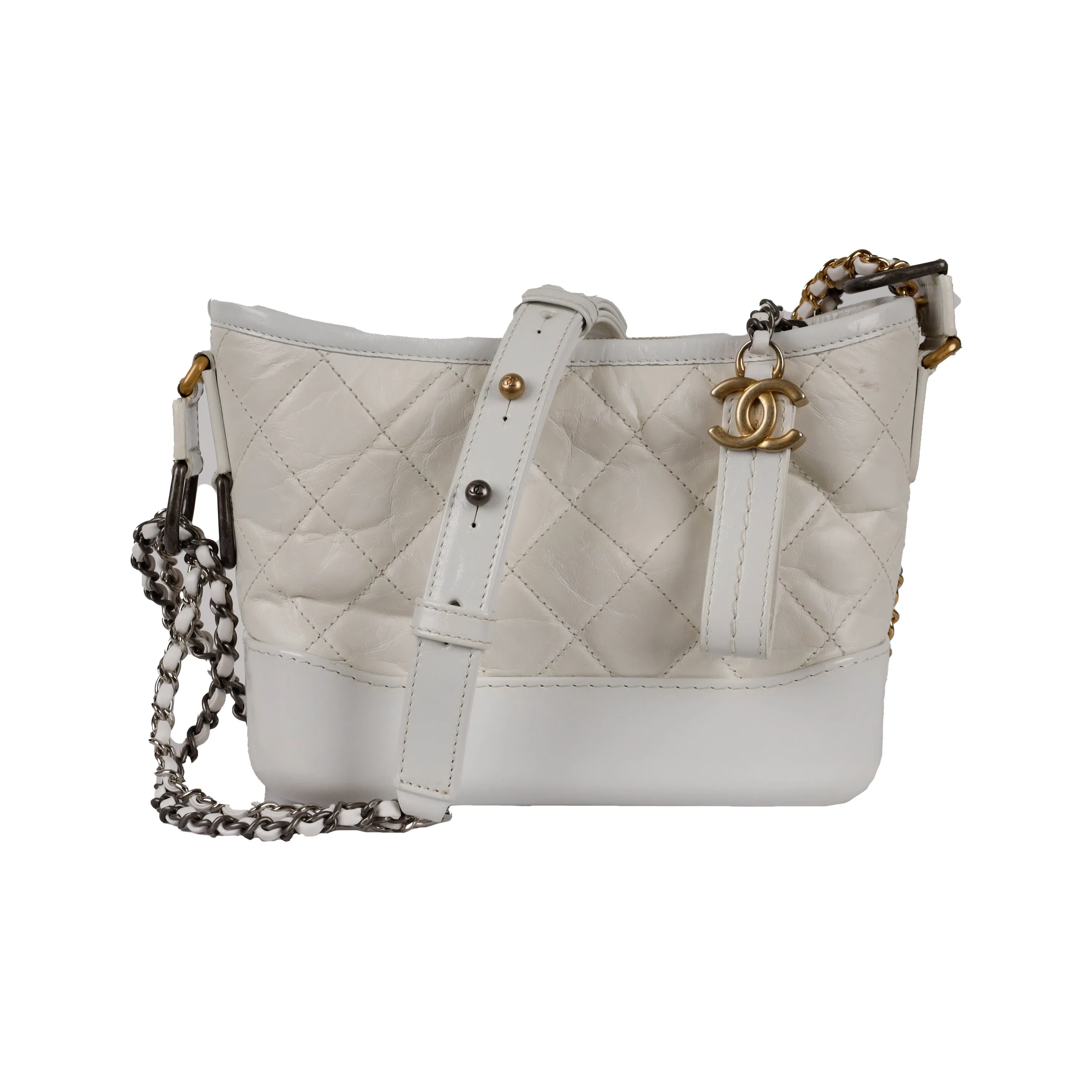 CHANEL Chanel Quilted Leather Gabrielle Hobo Bag