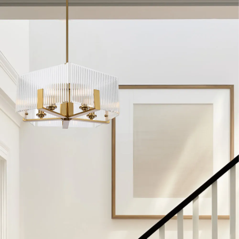 Clearance - Telbix Pelion 5 Light Pendant