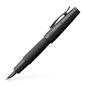 e-motion Fountain Pen, Pure Black - Medium - #148620