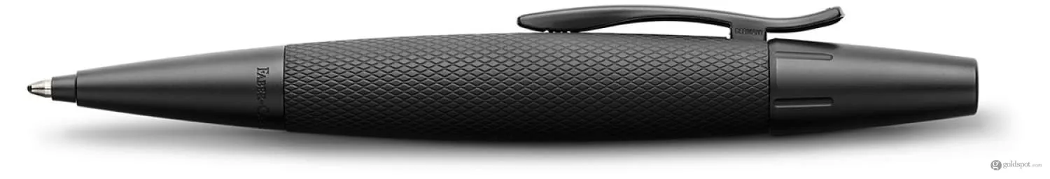 Faber-Castell E-Motion Ballpoint Pen in Pure Black