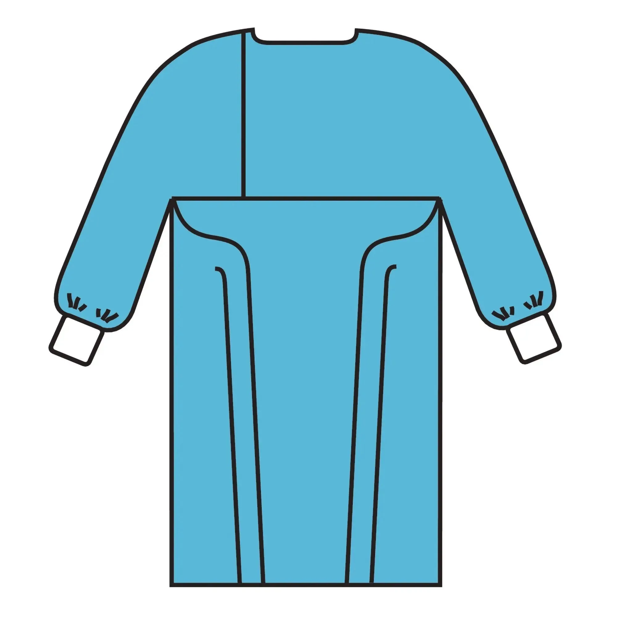 Halyard Over-the-Head Protective Procedure Gown