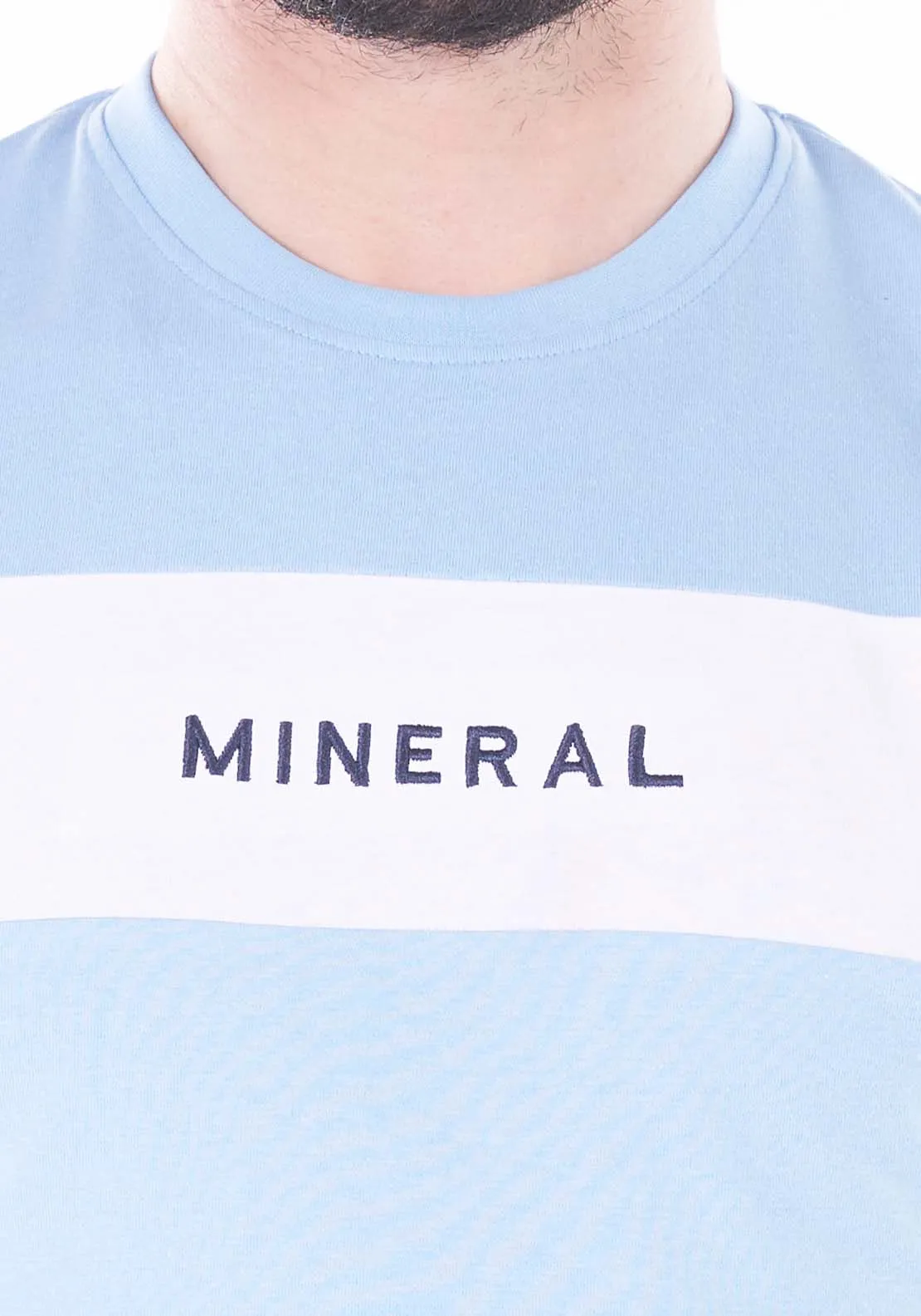 Jessup Short Sleeveup Panel Tee - Sky