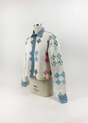 Lightweight Quilted Shacket