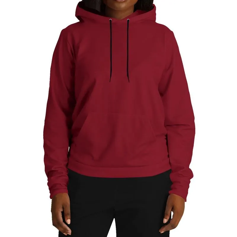 Medium Dark Red Hoodie | Unisex | with PLUS sizes | C0M100Y75K60