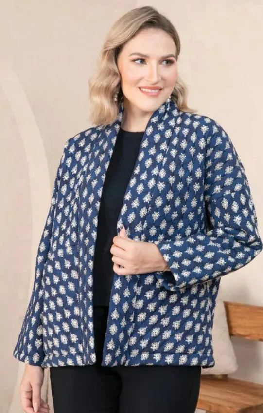 ORANGE - QUILTED SATEEN JACKET