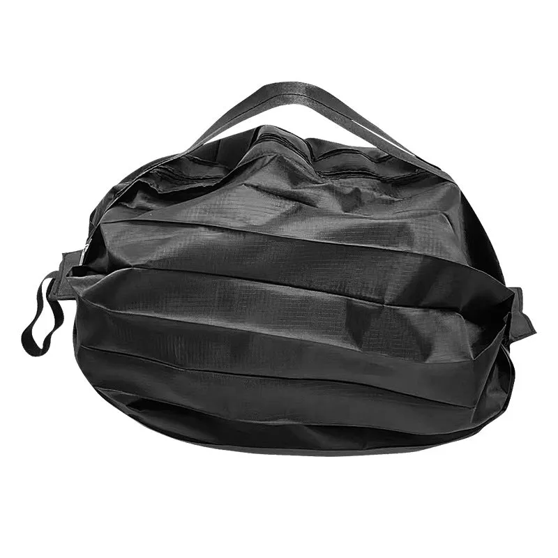 Portable recyclable folding shopping bag