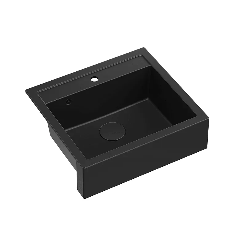 Quadron Bill 110 Pure Carbon, belfast granite sink