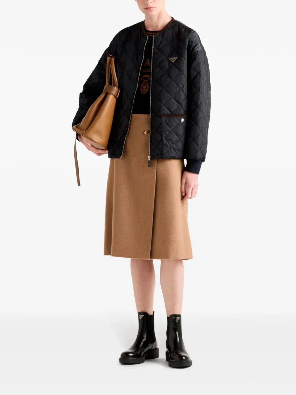 Quilted light Re-Nylon jacket