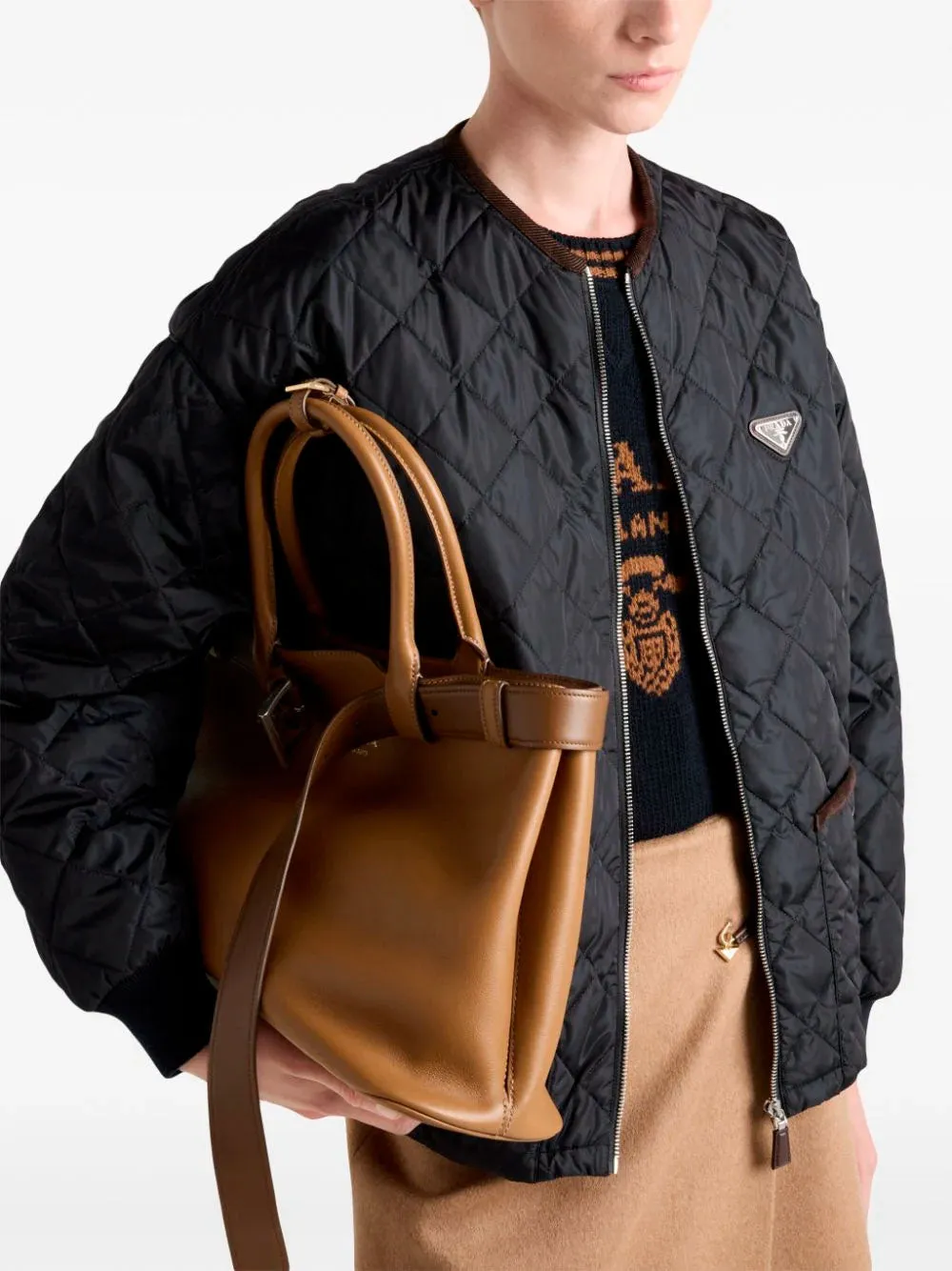 Quilted light Re-Nylon jacket
