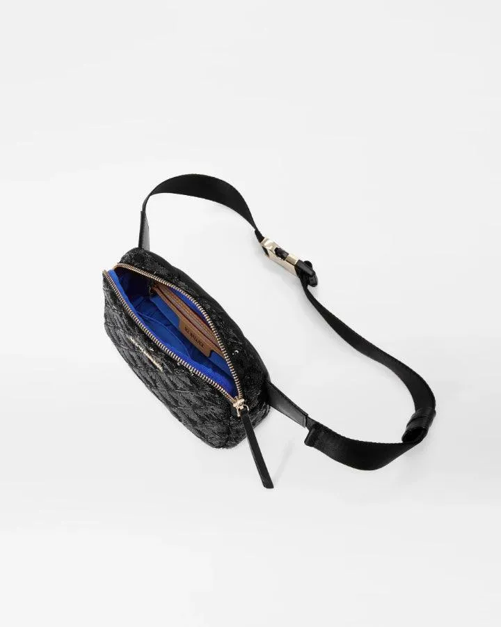 Quilted Madison Sequin Belt Bag