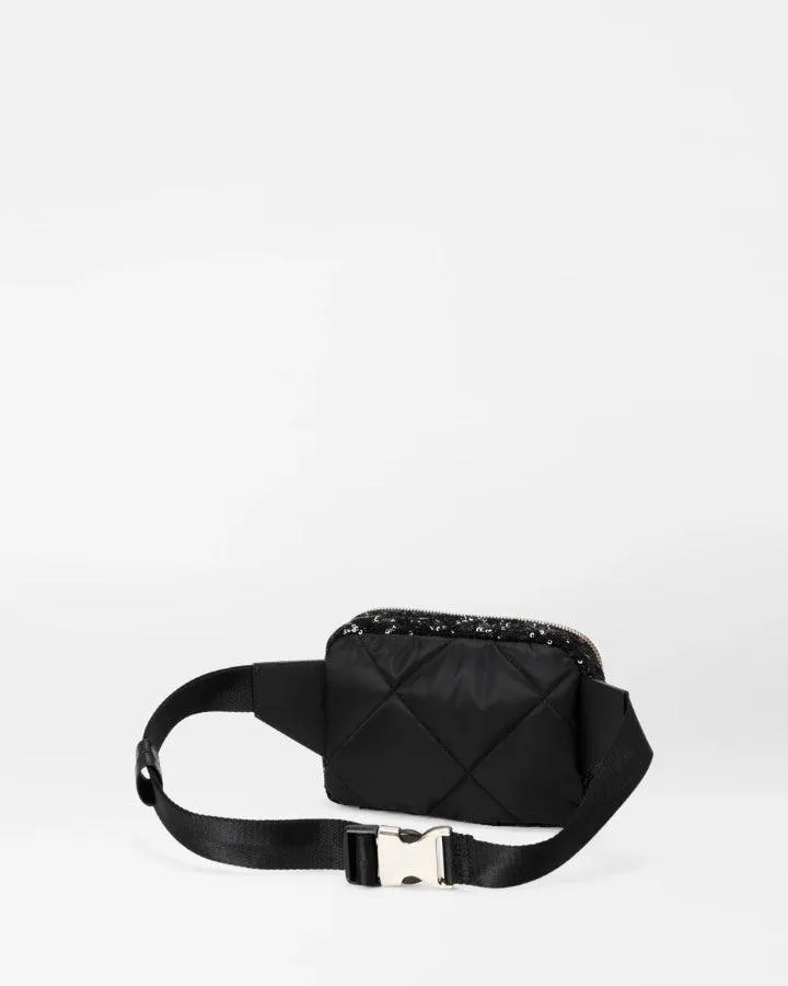 Quilted Madison Sequin Belt Bag