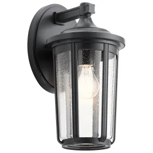 Quintiesse Fairfield Large Outdoor Wall Lantern Black IP44