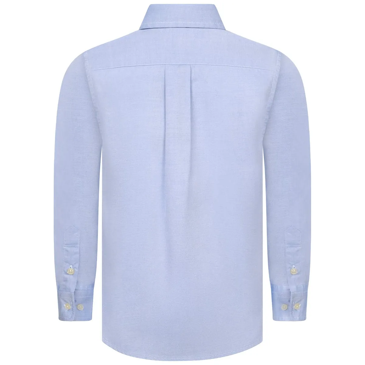 Ralph Lauren Boys Blue Cotton Oxford Shirt