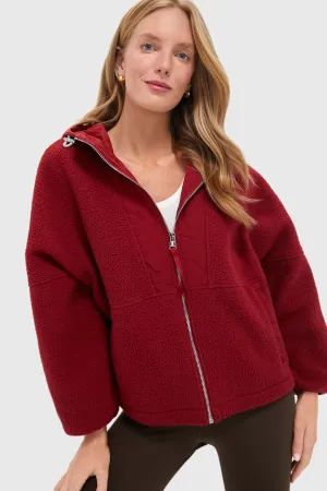 Red Dahlia Richfield Quilt Fleece Combo