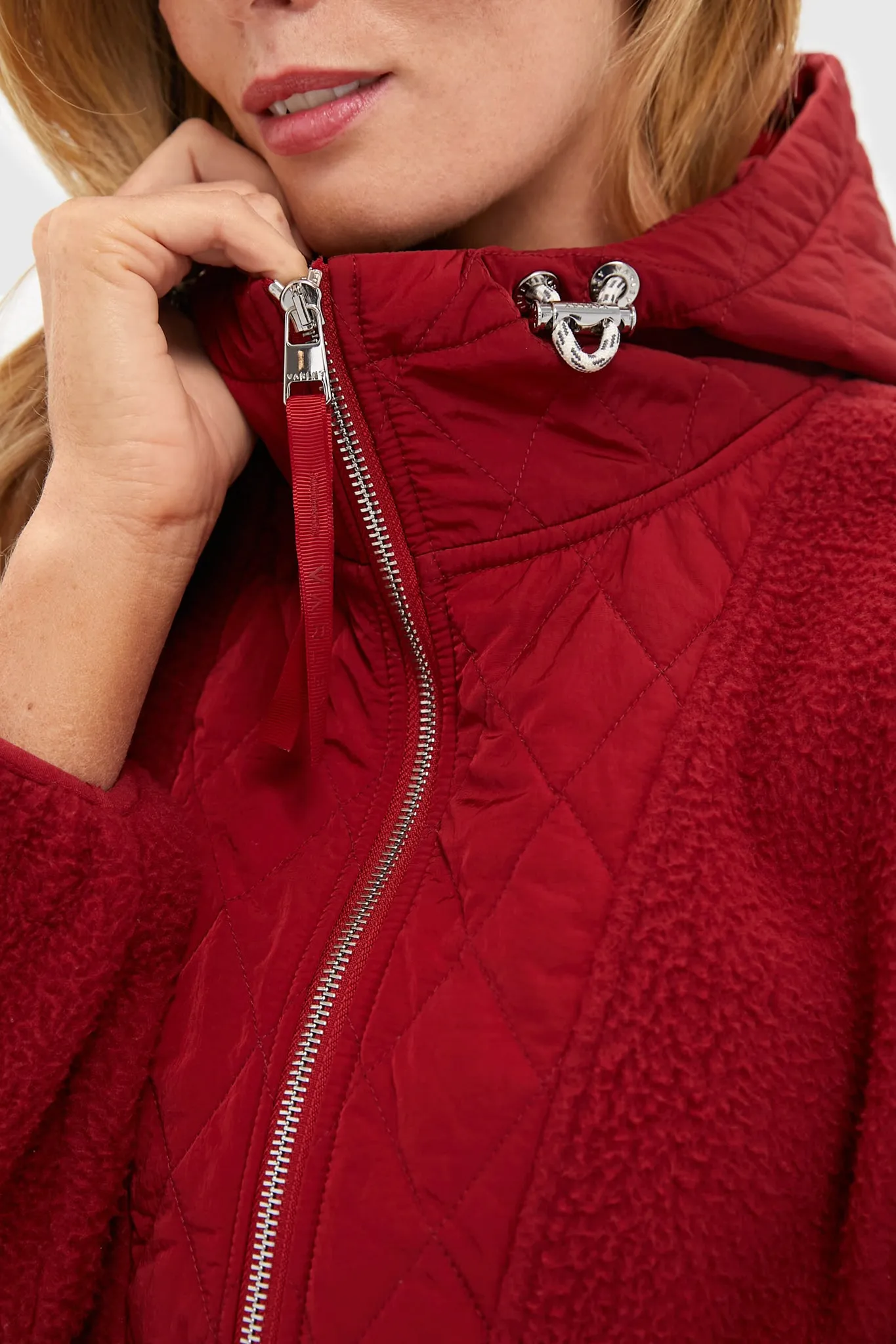 Red Dahlia Richfield Quilt Fleece Combo