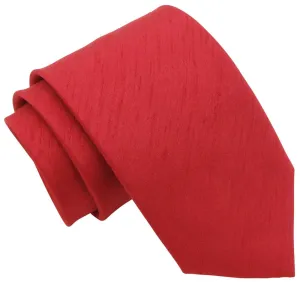 Red Shantung Boys Ties