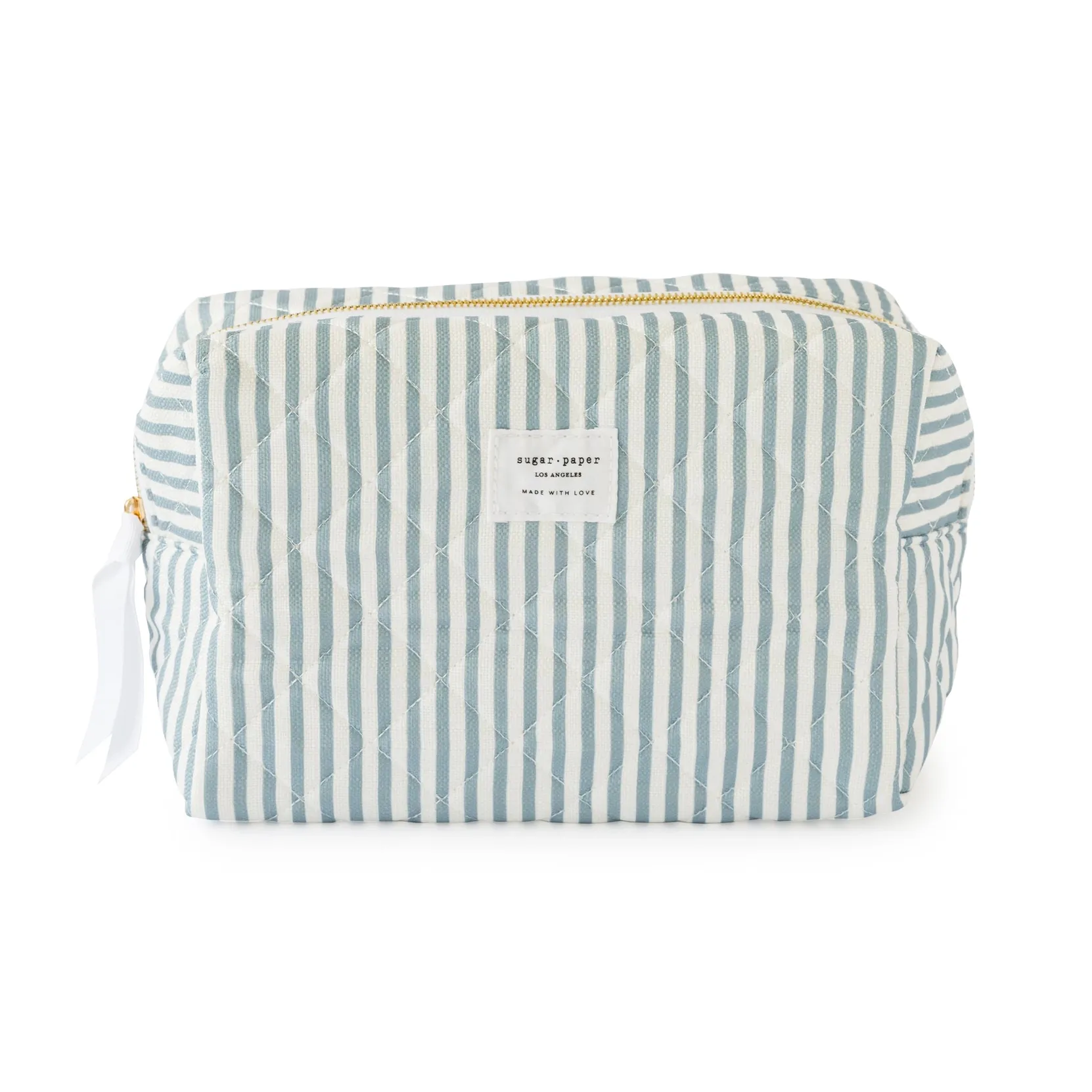 Rose Stripe Cosmetic Pouch
