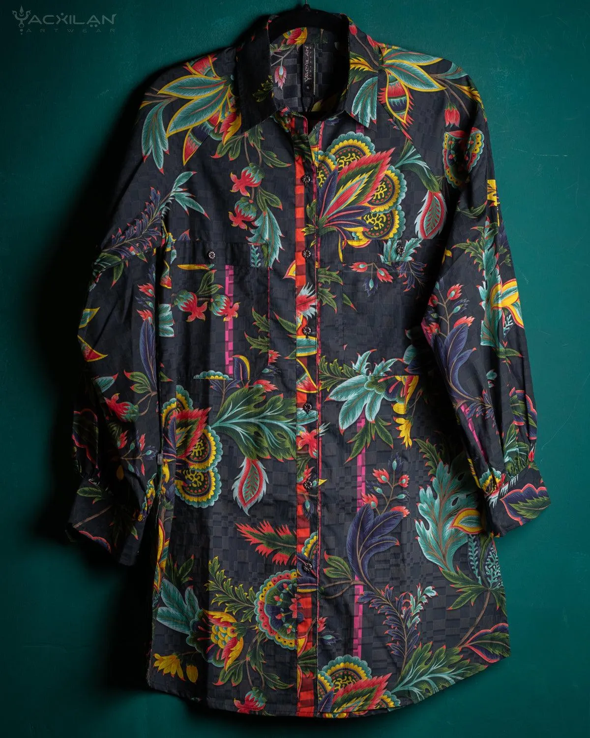 Shirt Woman Longsleeve Piratechic / Cotton Popeline - MALANA