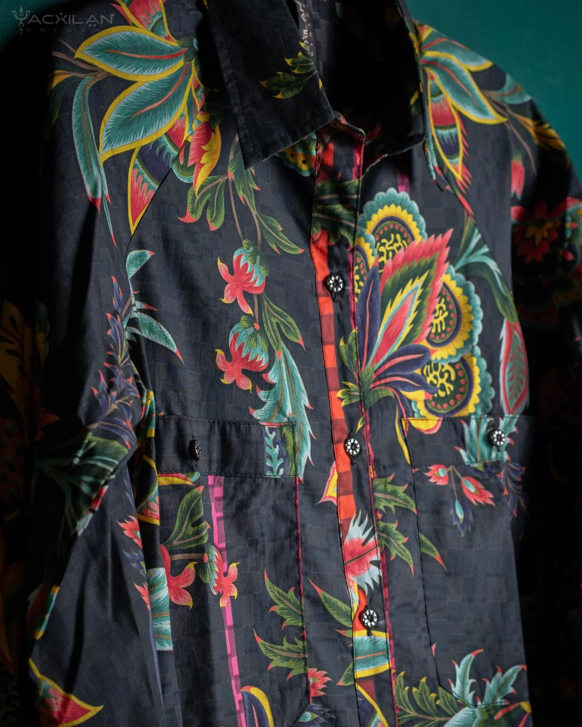 Shirt Woman Longsleeve Piratechic / Cotton Popeline - MALANA