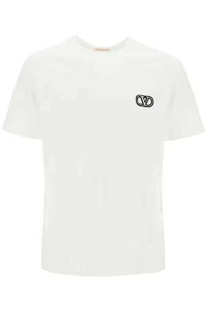 VALENTINO GARAVANI t-shirt with vlogo signature patch