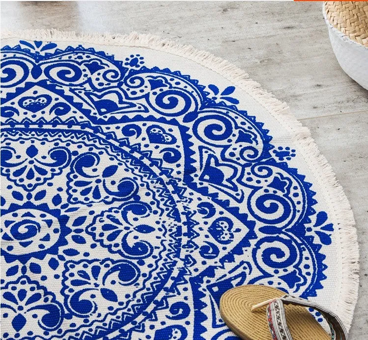 Vintage Quilted Cotton Rug