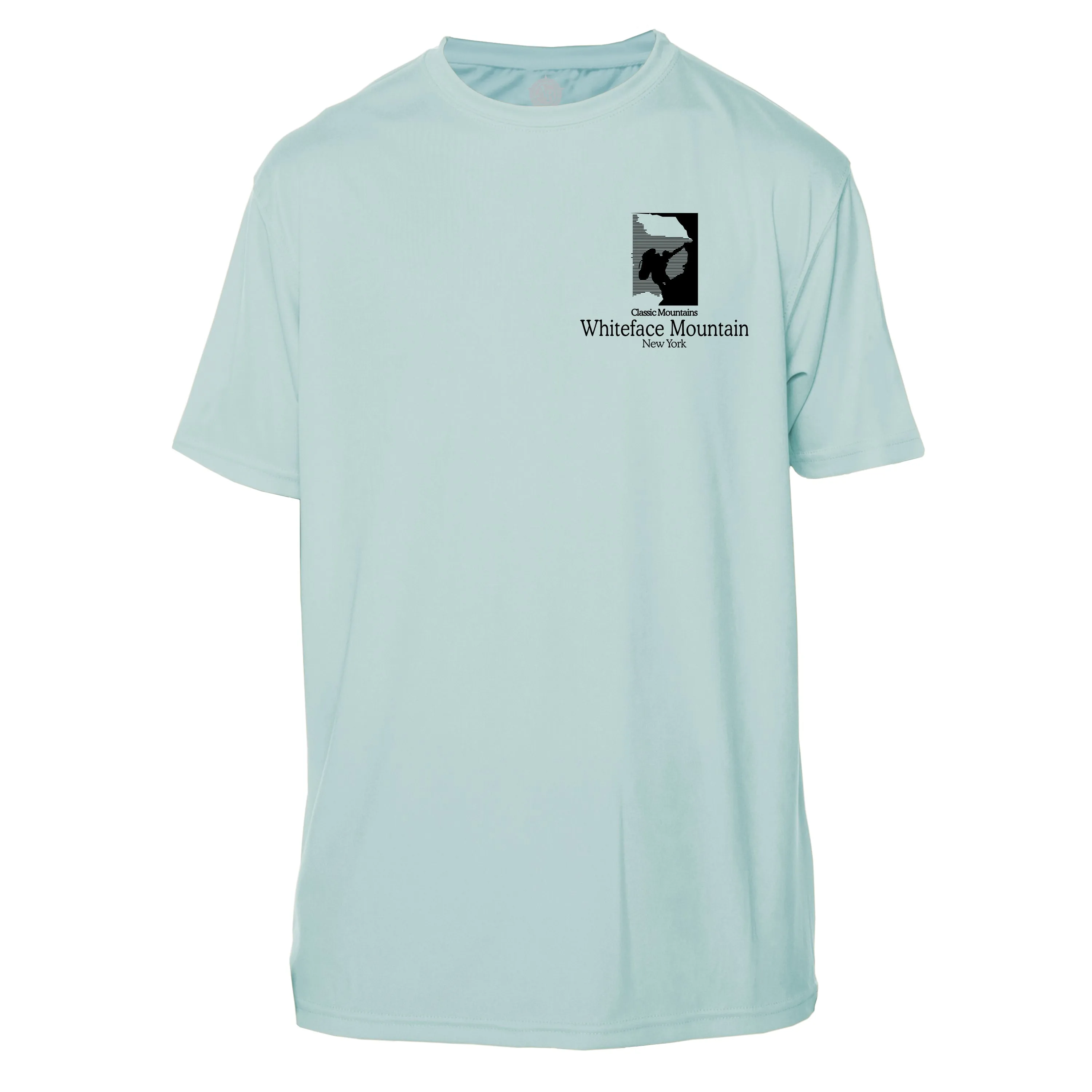Whiteface Mountain Classic Mountain Short Sleeve Microfiber Men's T-Shirt