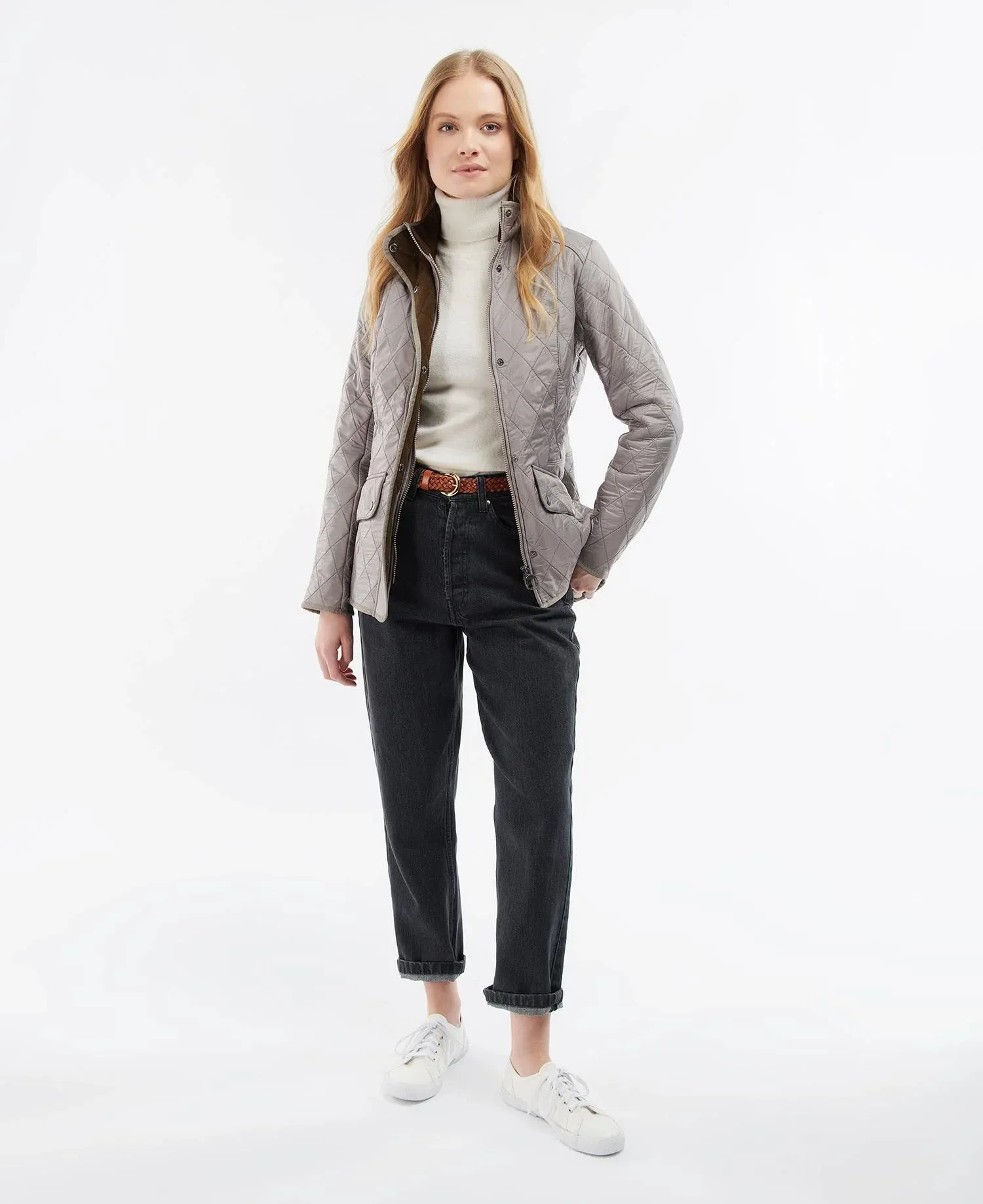 Women's Barbour | Cavalry Polarquilt Jacket | Doeskin